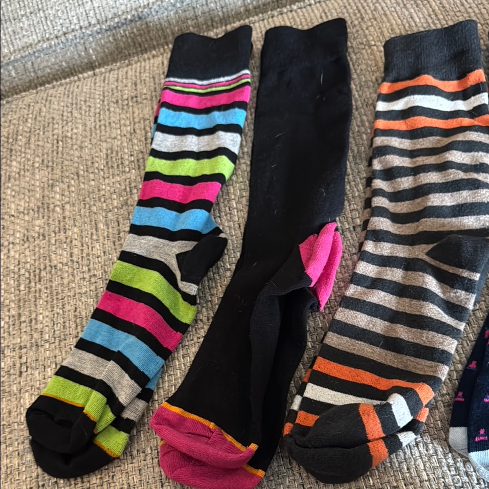 Colorful Striped and Patterned Socks Set - Picture 2 of 3